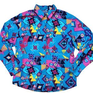 True Vintage Women's Medium Southwetern Top Ozark Mountain Thunderbird Cowgirl